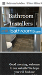 Mobile Screenshot of mk-bathrooms.com