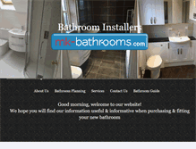 Tablet Screenshot of mk-bathrooms.com